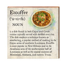 Etouffee Definition Wooden Sign | Wall Art Print on Real Wood | Home Decor