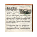 Fort DuPont, Delaware Definition Wooden Sign | Wall Art Print on Real Wood