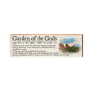 Garden of the Gods, Colorado Definition Wooden Sign | Wall Art Print on Real Wood