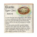 Gumbo Definition Wooden Sign | Wall Art Print on Real Wood | Home Decor