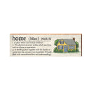 Home Definition Wooden Sign | Wall Art Print on Real Wood | Home Decor