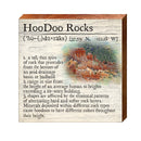 HooDoo Rocks Definition Wooden Sign | Wall Art Print on Real Wood | Lodge Cabin Mountain House Home Decor