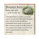 Humpback Rocks Definition Wooden Sign | Wall Art Print on Real Wood | Lodge Cabin Mountain House Home Decor
