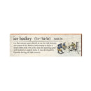 Ice Climbing Definition Wooden Sign | Wall Art Print on Real Wood | Lodge Cabin Mountain House Home Decor