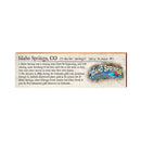 Idaho Springs, Colorado Definition Wooden Sign | Wall Art Print on Real Wood