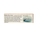 Indian River Inlet, Delaware Definition Wooden Sign | Wall Art Print on Real Wood