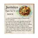 Jambalaya Definition Wooden Sign | Wall Art Print on Real Wood | Home Decor