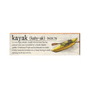 Bobsledding Definition Wooden Sign | Wall Art Print on Real Wood