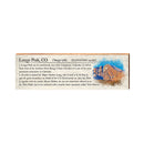 Longs Peak, Colorado Definition Wooden Sign | Wall Art Print on Real Wood