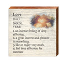 Love Definition Wooden Sign | Wall Art Print on Real Wood | Home Decor