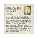 Memories Definition Wooden Sign | Wall Art Print on Real Wood | Home Decor