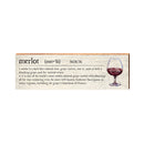 Merlot Definition Wooden Sign | Wall Art Print on Real Wood | Home Decor