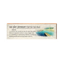 No Pier Pressure Definition Wooden Sign | Wall Art Print on Real Wood | Lake House Home Decor
