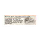 Pensacola, Florida Definition Wooden Sign | Wall Art Print on Real Wood