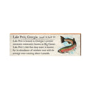 Lake Petit, Georgia Definition Wooden Sign | Wall Art Print on Real Wood