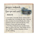 Preppy Redneck Definition Wooden Sign | Wall Art Print on Real Wood | Southern Saying Home Decor