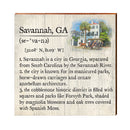 Savannah, Georgia Definition Wooden Sign | Wall Art Print on Real Wood