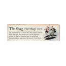 The Shag Dance Definition Wooden Sign | Wall Art Print on Real Wood | Home Decor
