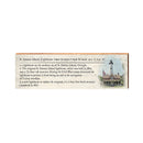 St. Simons Island Lighthouse, Georgia Definition Wooden Sign | Wall Art Print on Real Wood