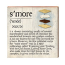 S'more Definition Wooden Sign | Wall Art Print on Real Wood | Mountain Camp Lodge Cabin Home Decor