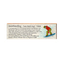 Snowboarding Definition Wooden Sign | Wall Art Print on Real Wood