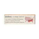 Southern Definition Wooden Sign | Wall Art Print on Real Wood | Southern Living Red Truck Home Decor