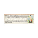 St. George Island Lighthouse, Florida Definition Wooden Sign | Wall Art Print on Real Wood
