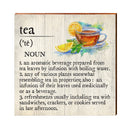 Tea Definition Wooden Sign | Wall Art Print on Real Wood | Home Decor