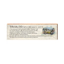 Telluride, Colorado Definition Wooden Sign | Wall Art Print on Real Wood