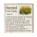 Vineyard Definition Wooden Sign | Wall Art Print on Real Wood | Home Decor