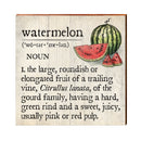 Watermelon Definition Wooden Sign | Wall Art Print on Real Wood | Home Decor