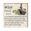 Wine Definition Wooden Sign | Wall Art Print on Real Wood | Home Decor