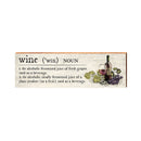 Wine Definition Wooden Sign | Wall Art Print on Real Wood | Home Decor