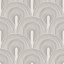 Black Arc Pattern Wallpaper