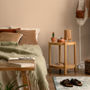 Solid Color Wallpaper with a Warm Earthy Tone in Desert Sand - D425
