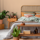Solid Color Wallpaper with a Warm Earthy Tone in Desert Sand - D425