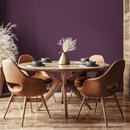 Solid Color Wallpaper in a Deep Grape Purple - D448
