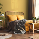 Solid Color Wallpaper in Light Yellow - D457