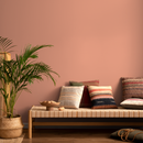Solid Color Wallpaper in a Dusty Tumbleweed Pink - D461