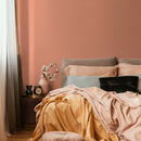 Solid Color Wallpaper in a Dusty Tumbleweed Pink - D461