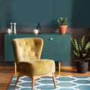 Solid Color Wallpaper in Dark Teal - D470