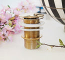 Handmade Wood & Brass Bathroom Vessel Sink