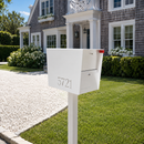 UpTown Box Locking Package Dropbox in WHITE - Modern Mailbox