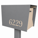 UptownBox-2.0 in TEXTURED GRAY METALLIC - Modern Mailbox