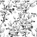 Contemporary Hand Drawn Flowers Wallpaper Vogue