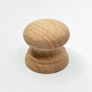 Round Oak Cabinet Knob "Pinecrest" Wood Knob