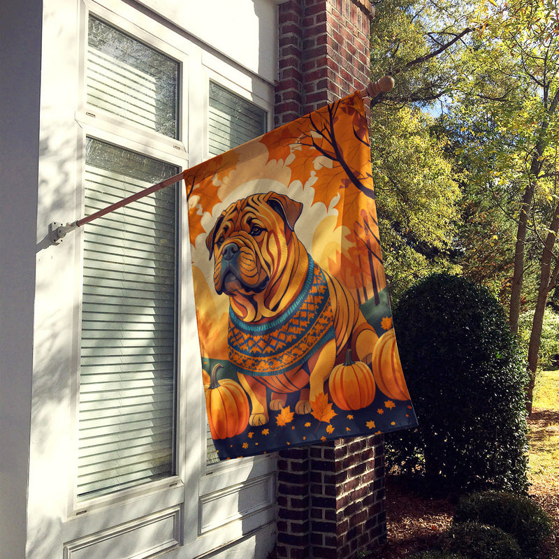 Shar Pei Fall House Flag