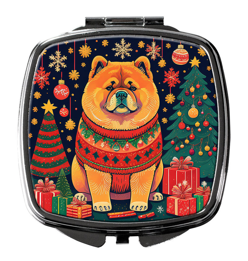 Chow Chow Christmas Compact Mirror