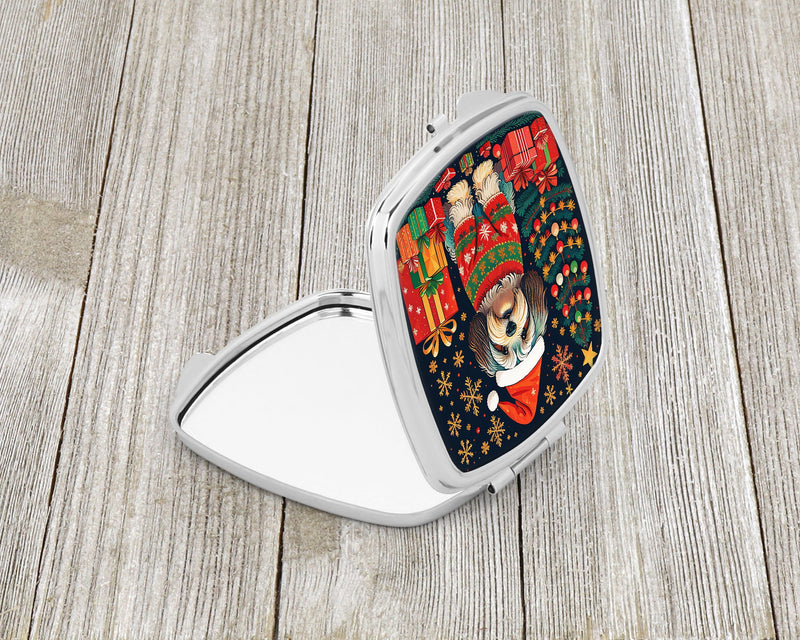 Havanese Christmas Compact Mirror