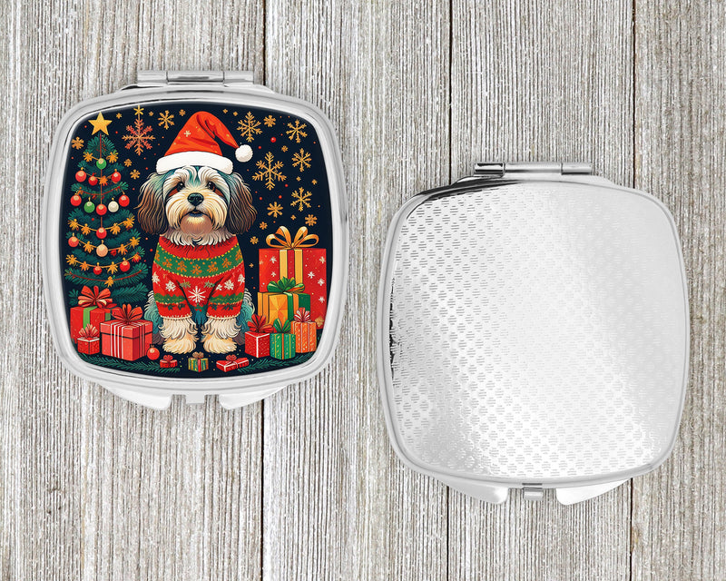 Havanese Christmas Compact Mirror